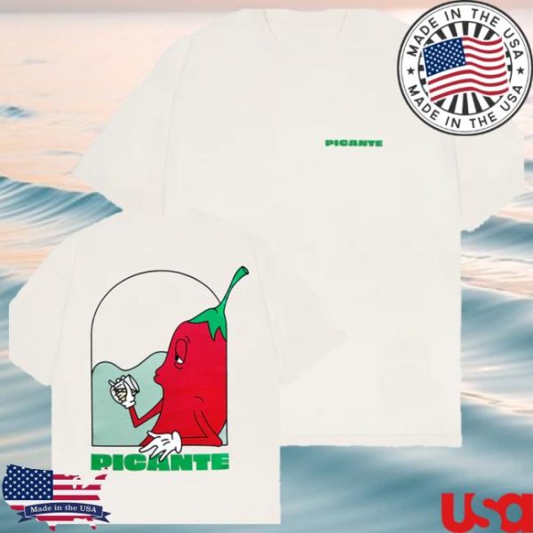 Picante Store Merch Charlie The Chilli  White T-Shirt