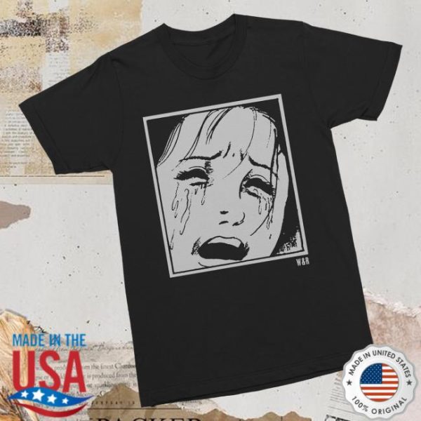 The Flenser Merch Store Shop Wreck And Reference Crying Black T-Shirt