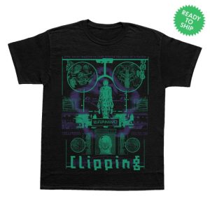 Clipping Merch Store Shop Cyber Hacker Tee