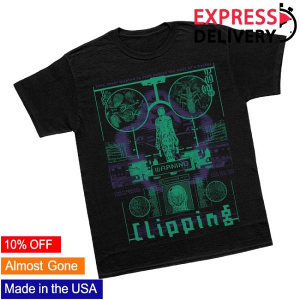 Clipping Merch Store Shop Cyber Hacker Tee