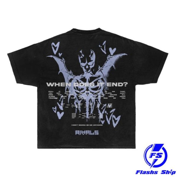 Rivals Merch Store Shop When Does It End T-Shirt