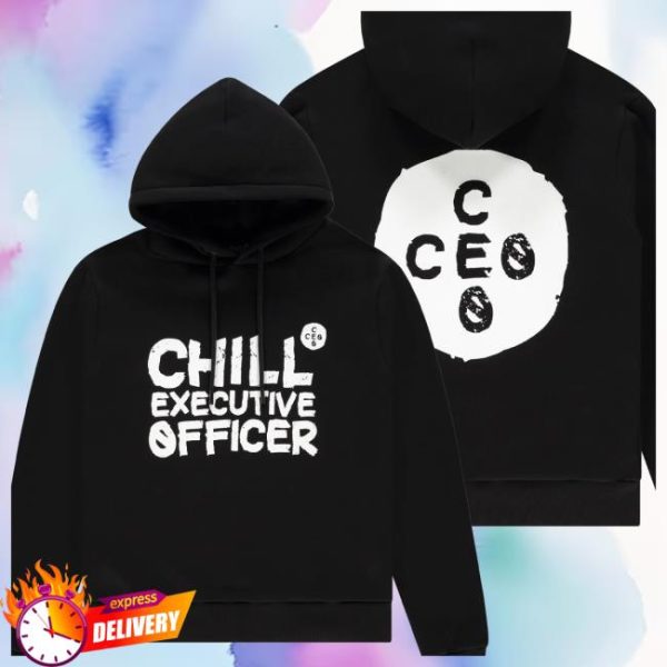 Armada Music Store Merch Chill Executive Officer Logo Hoodie Black