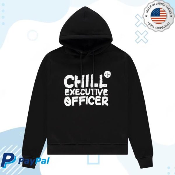 Armada Music Store Merch Chill Executive Officer Logo Hoodie Black