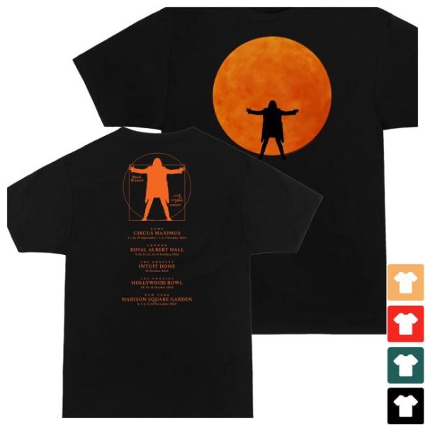 David Gilmour Store Merch Luck And Strange In Concert T-Shirt
