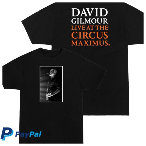 David Gilmour Store Merch Live At Circus Maximus T-Shirt