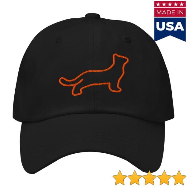 David Gilmour Store Merch Black Cat Embroidered Hat