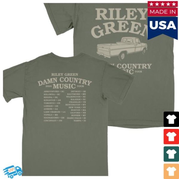 Riley Green Store Merch Dcm Tour Tee