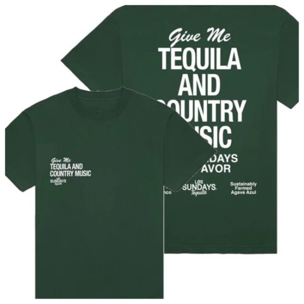 Los Sundays Store Merch The Tequila & Country Music Tee