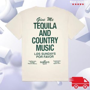 Los Sundays Store Merch The Tequila & Country Music Tee