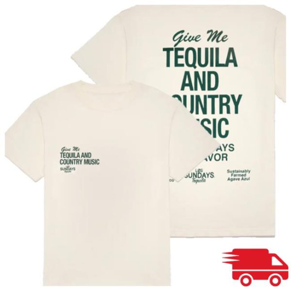 Los Sundays Store Merch The Tequila & Country Music Tee
