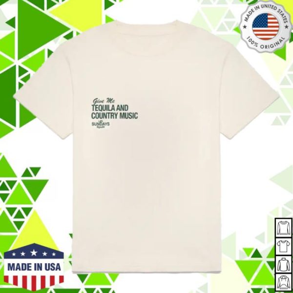 Los Sundays Store Merch The Tequila & Country Music Tee
