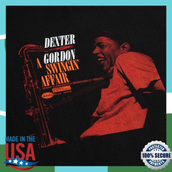 Bluenote Store Merch Dexter Gordon A Swingin’ Affair Album Cover Series T-Shirt