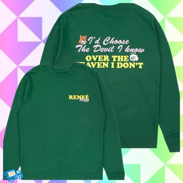 Renee Rapp Store Merch Devil I Know Crewneck