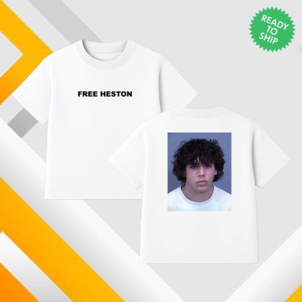 Heston James Merch Store Shop Free Heston Tee White