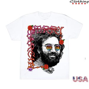 Online Ceramics Merch Store Shop Jerry Garcia Peaceful Planet White Tee