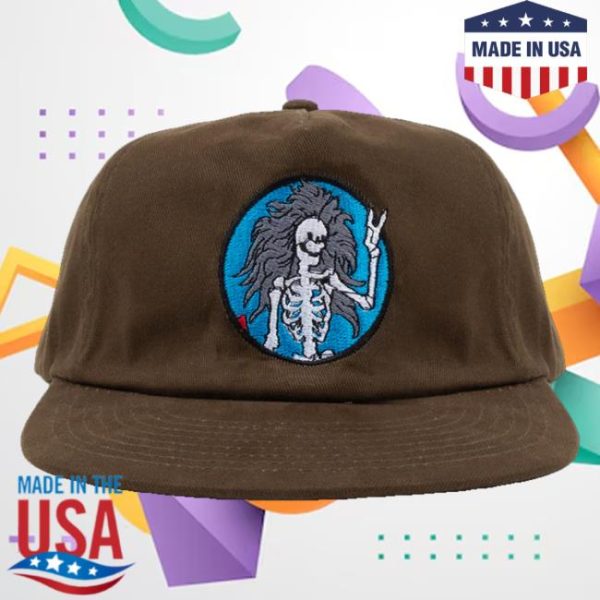 Online Ceramics Merch Store Shop Jerry Garcia Rosebud Brown Hat