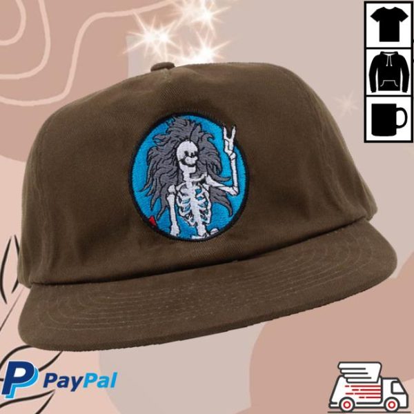 Online Ceramics Merch Store Shop Jerry Garcia Rosebud Brown Hat