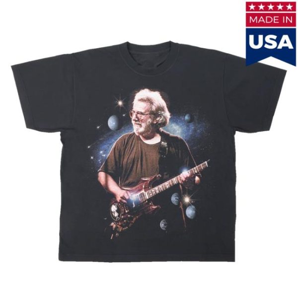 Online Ceramics Merch Store Shop Jerry Garcia Space Black Tee