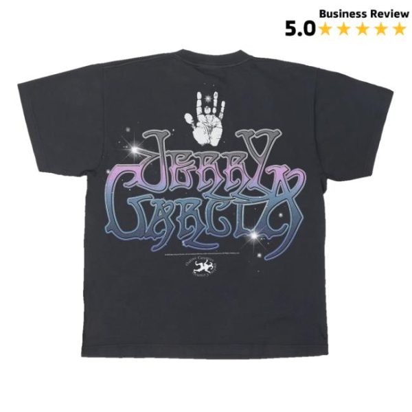 Online Ceramics Merch Store Shop Jerry Garcia Space Black Tee