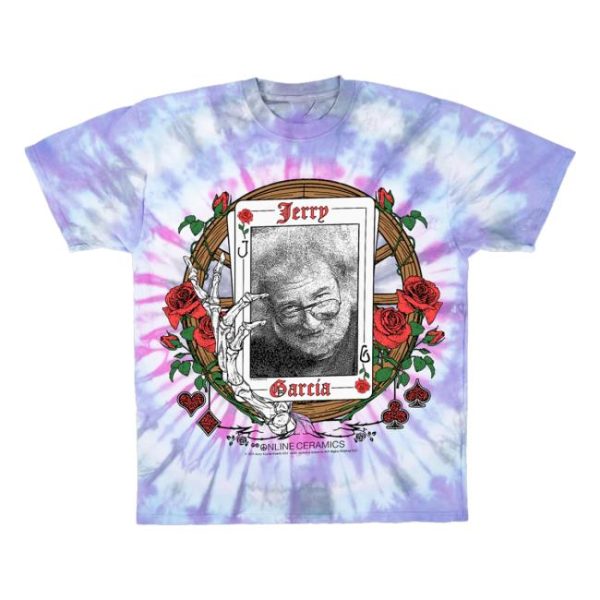 Online Ceramics Merch Store Shop Jerry Garcia The Wheel Tie Dye Tee
