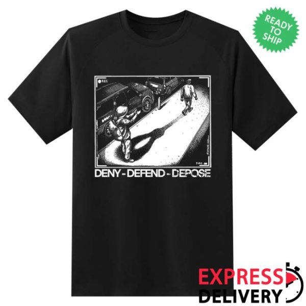 Punkwithacamera Store Merch Deny Defend Depose Shirt