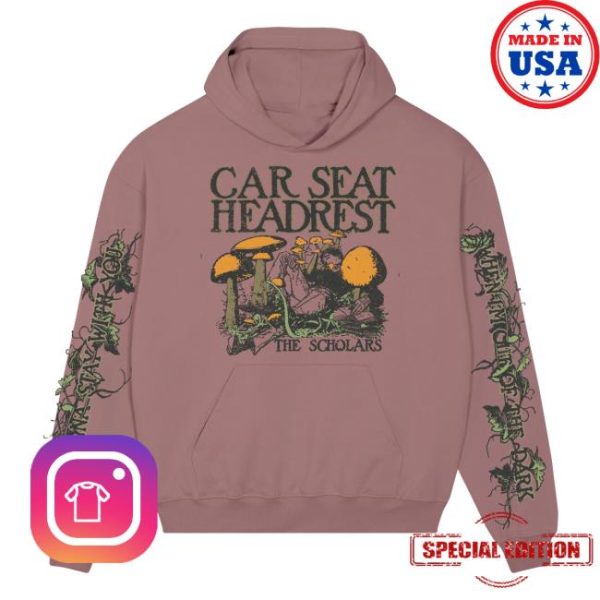 Car Seat Headrest Store Merch Chicago Merch Mushroom Guy Hoodie