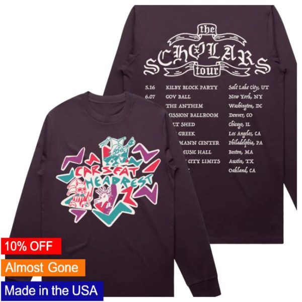 Car Seat Headrest Store Merch Chicago Merchandise Punk Band Tour Long Sleeve