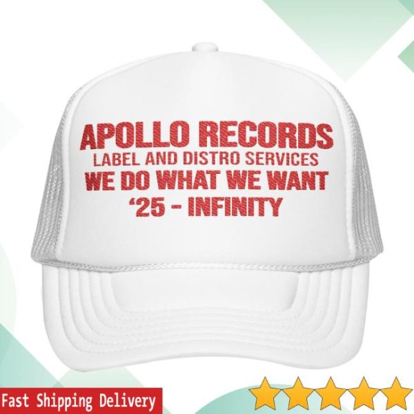 Death By Martymar Store Merch Apollo Records Label And Distro Services We Do What We Want ’25 Infinity White Hat