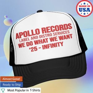 Death By Martymar Store Merch Apollo Records Label And Distro Services We Do What We Want ’25 Infinity Black Shirt