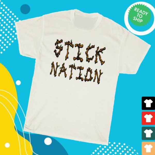 Bossdogart Merch Stick Nation Tee