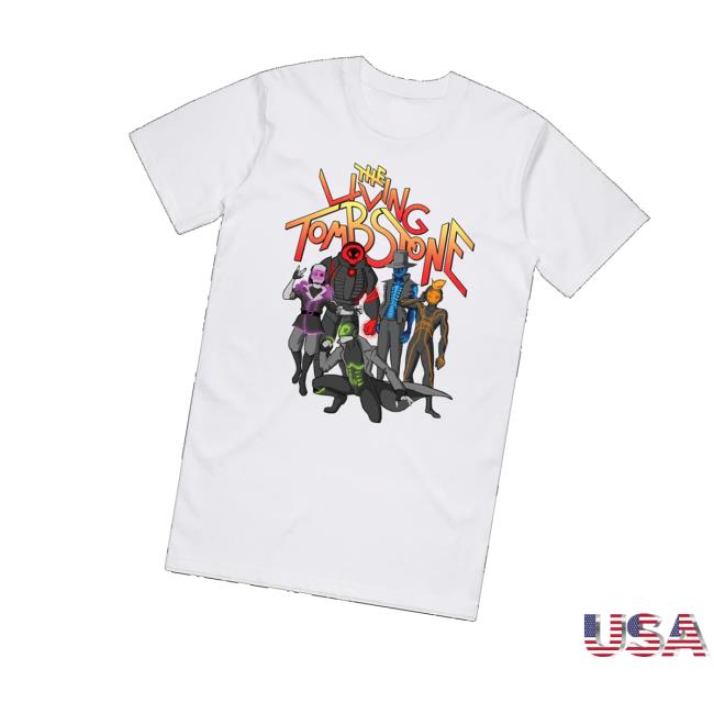 The Living Tombstone Merch The Living Tombstone Illustration White Tee - Newest Fashion Trends
