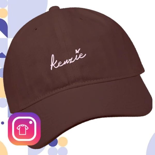 Kenzie Official Merch Store Shop Embroidered Dad Hat