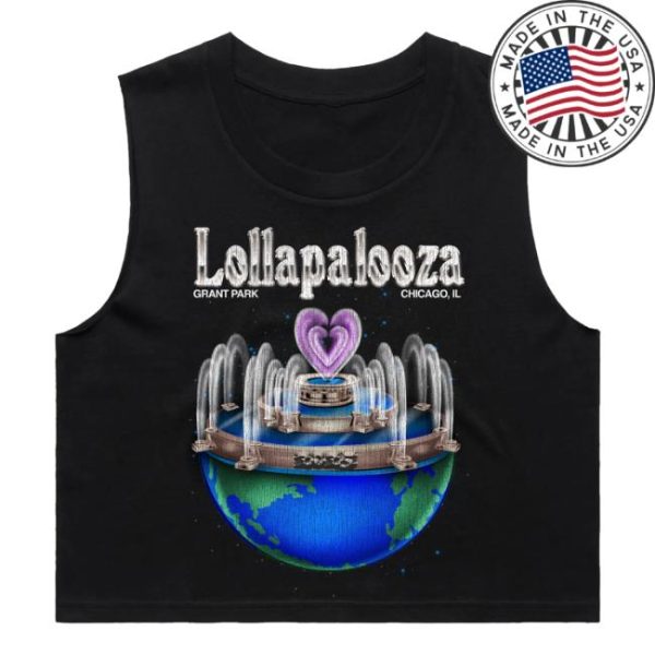 Official Lollapalooza Store Merch Shop Planet Lolla Lineup Tank