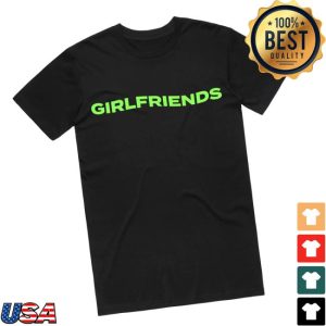 Girlfriend Xo Store Merch Girlfriends Wave Black Tee