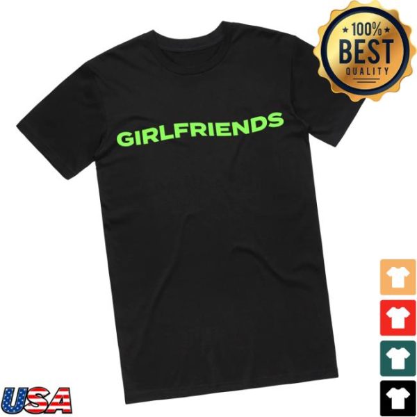 Girlfriend Xo Store Merch Girlfriends Wave Black Tee