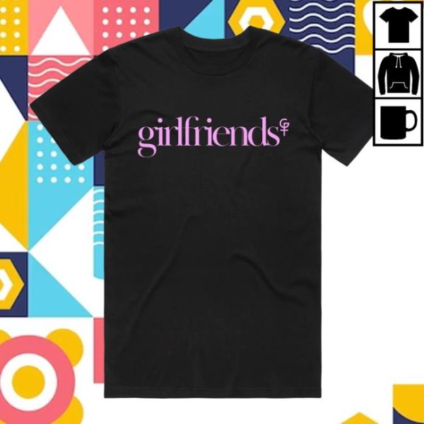Girlfriend Xo Store Merch Girlfriends Pink Font Tee