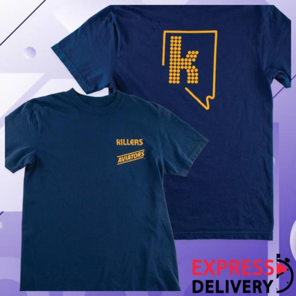 Official League Store Merch The Killers X Las Vegas Aviators Tee
