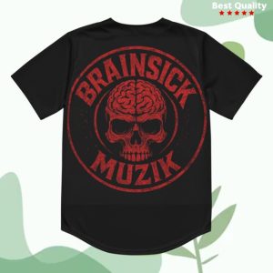 Twisted Insane Store Merch Brainsick Muzik Baseball Jersey