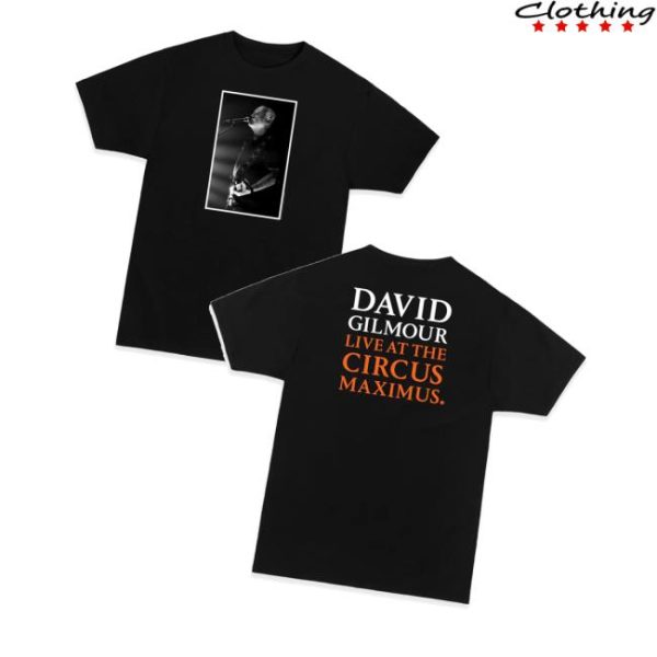 David Gilmour Merch Live At Circus Maximus T Shirt
