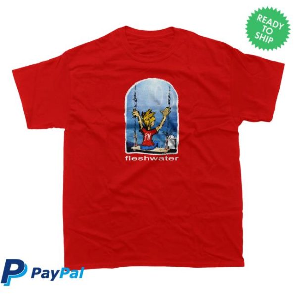 Closed Casket Activities Merch Store Shop Fleshwater Swing T-Shirt