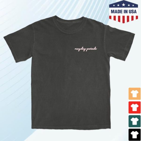 Rise Records Store Merch Mayday Parade Distressed Pepper T-Shirt