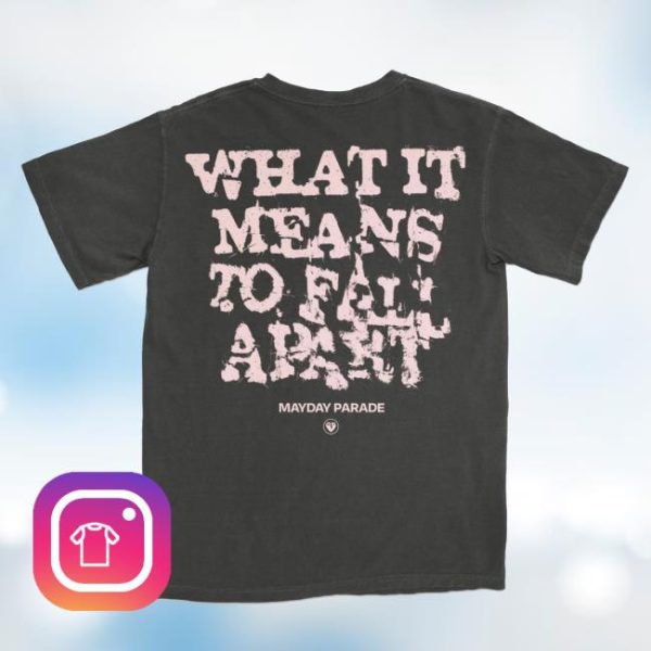 Rise Records Store Merch Mayday Parade Distressed Pepper T-Shirt