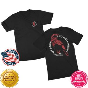 Rise Records Store Merch Derek Sanders Rock & Roll Black T-Shirt