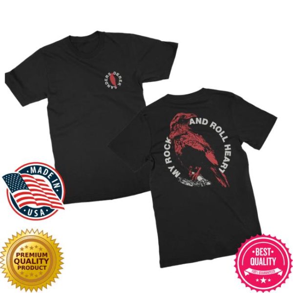 Rise Records Store Merch Derek Sanders Rock & Roll Black T-Shirt
