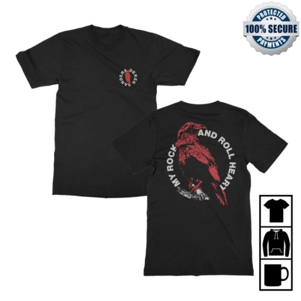 Rise Records Store Merch Derek Sanders Rock & Roll Black T-Shirt