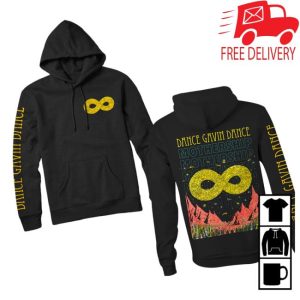 Rise Records Store Merch Dance Gavin Dance Mothership Black Pullover Hoodie
