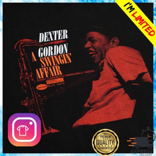 Blue Note Records Merch Store Shop Dexter Gordon A Swingin Affair T-Shirt