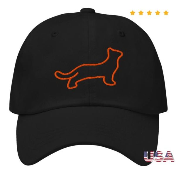 David Gilmour Merch Store Shop Black Cat Embroidered Hat