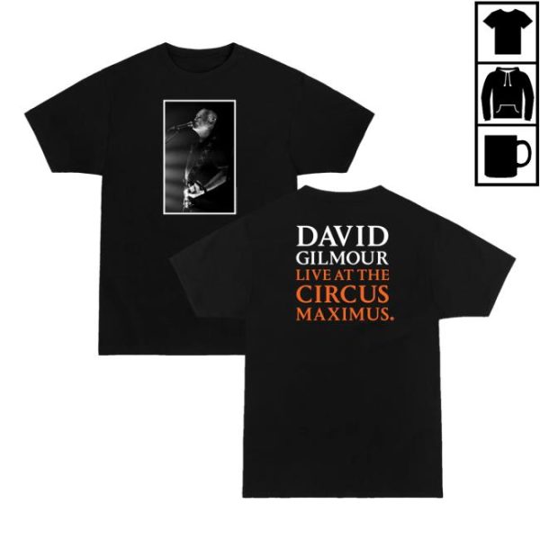 David Gilmour Merch Store Shop Live At Circus Maximus T-Shirt