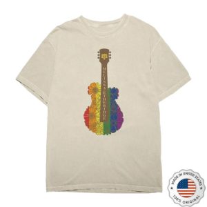 Melissa Etheridge Store Merch Pride Flower Guitar Tee